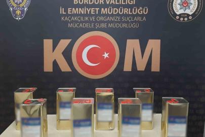 Burdur’da 2025’te bin 284 litre kaçak ve sahte alkol ele geçirildi