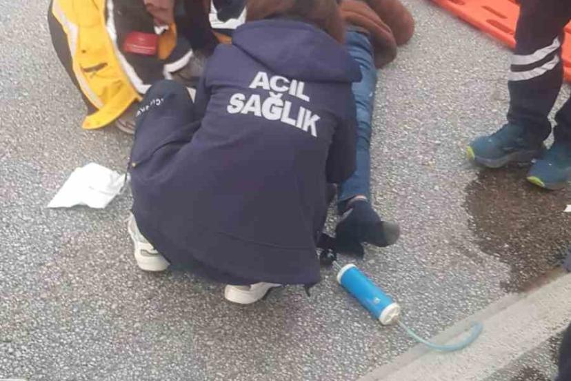 Burdur’da otomobil ile motosiklet çarpıştı: 1 yaralı