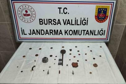 Bursa’da "Anadolu Mirası Operasyonu": 42 tarihi eser ele geçirildi