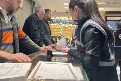 Bursa’da kuyumculara şok baskın: 82 kuyumcuya 16 milyon TL idari para cezası kesildi