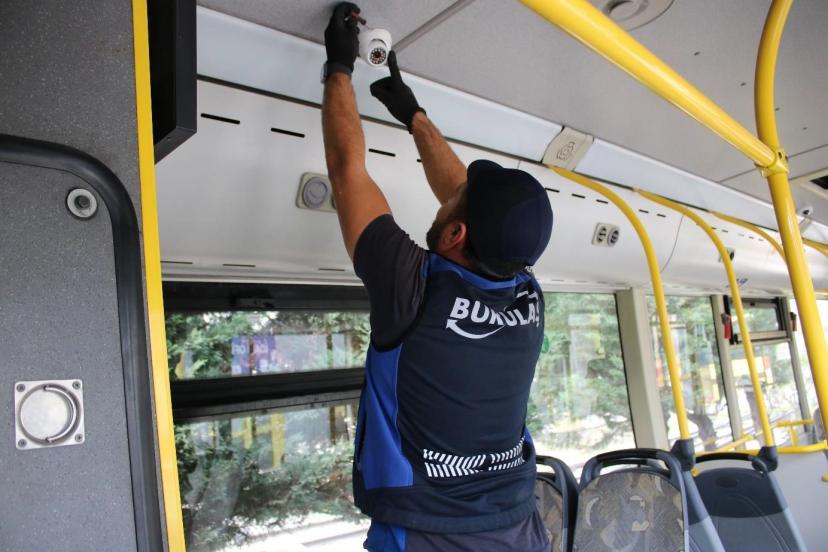 Bursa’da otobüsler daha da güvenli