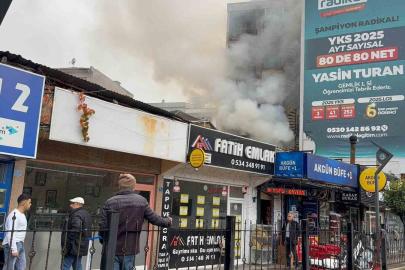 Bursa’da pide imalathanesinde yangın paniği