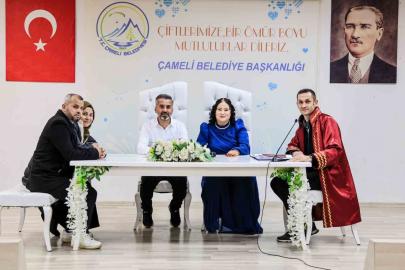 Çameli’de 2025 yılının son nikâhı kıyıldı