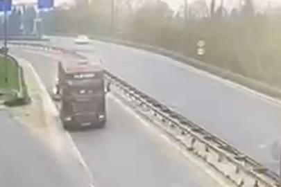 Camiden elektronik eşya, istasyondan tır çalan şüpheli TEM’de yakalandı