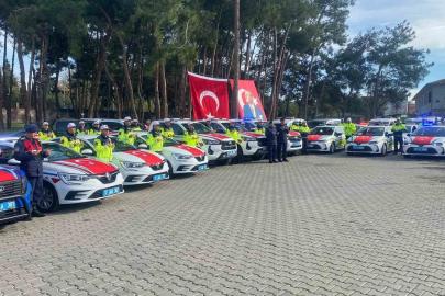 Çanakkale’de kolluk birimlerine 95 yeni araç