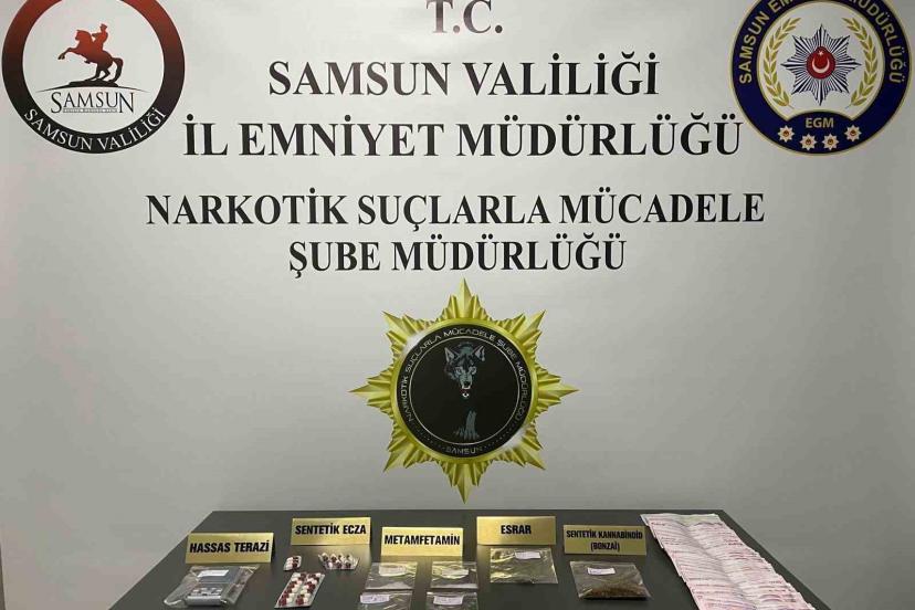 Çarşamba’da uyuşturucu operasyonu: 1 tutuklama