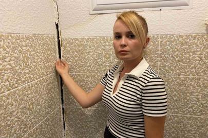 Çatlaklar oluşan evde diken üstünde hayat