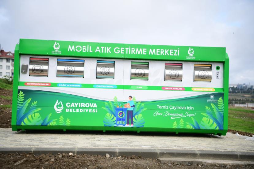 Çayırova’da 4 noktaya daha "mobil atık merkezi" kuruldu