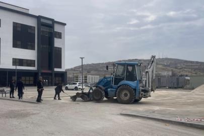 Çermik Devlet Hastanesi otoparkı genişletiliyor