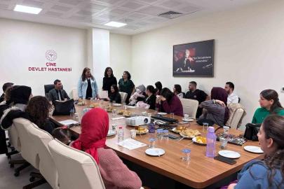 Çine’de anne adaylarına katılım belgesi