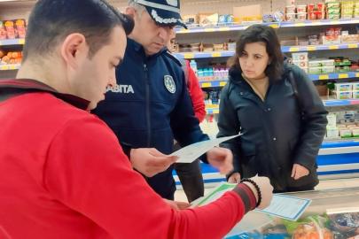 Çine’de zincir marketler denetlendi