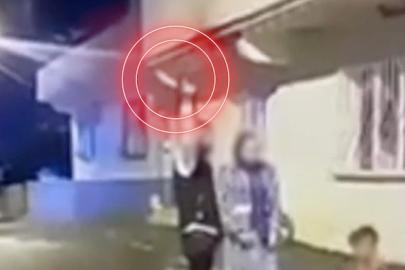 Çocuğun yanında silahla havaya ateş eden şahıs yakalandı