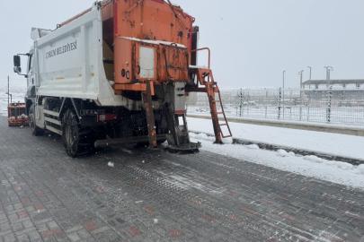 Çorum Belediyesi karla mücadeleye hazır