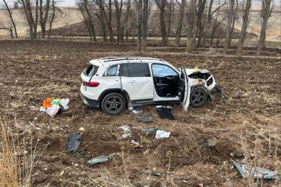 Çorum’da cip takla attı: 2 yaralı