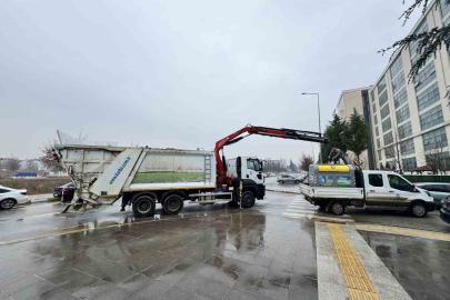 Çorum’da yeni çöp konteynerleri yerleştirilmeye başlandı