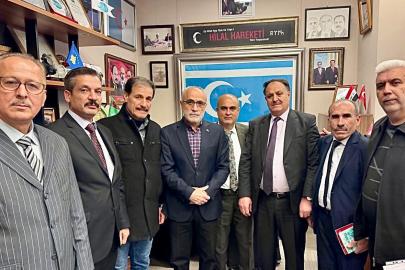 Cumhurbaşkanı Başdanışmanı Topçu, Suriye Türkmenlerinden oluşan heyeti kabul etti