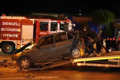 Denizli’de 5 aracın karıştığı zincirleme kaza çok sayıda kişi yaralandı