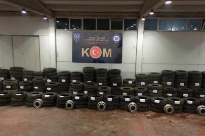 Denizli’de piyasa değeri 3 milyon TL olan kaçak mala el konuldu
