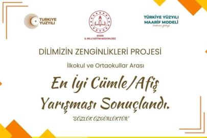 Dilimizin Zenginlikleri Projesi’nde en iyi cümle ve afişler belli oldu
