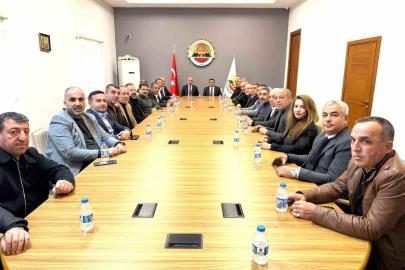 Diyarbakır Emniyet Müdürü Gökduman, DESOB Başkanı Ebedinoğlu ile bir araya geldi