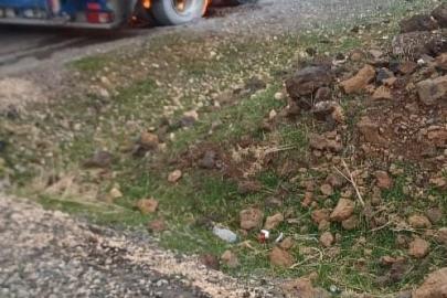 Diyarbakır’da seyir halindeki tır alev aldı