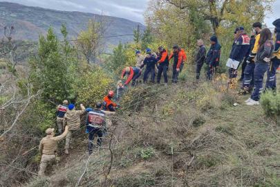 Düştüğü çalılık mezarı oldu