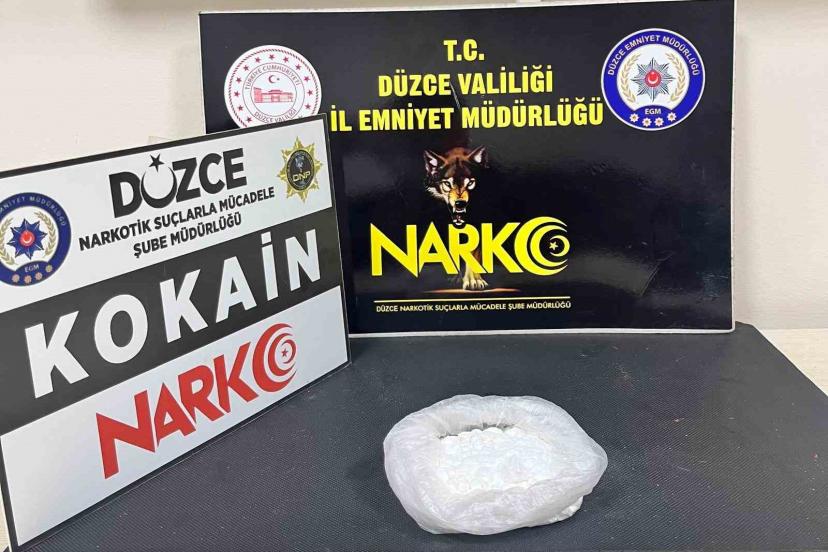 Düzce’de 650 bin TL değerinde uyuşturucu madde ele geçirildi