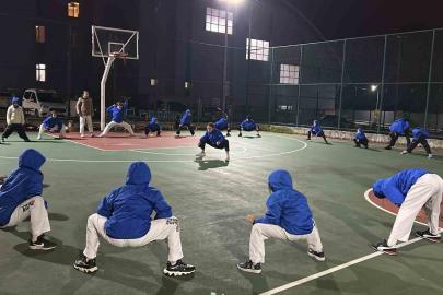 Düzce’de kış spor okulları tüm hızıyla devam ediyor