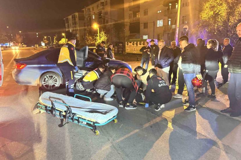 Edirne’de trafik kazası: 1 yaralı