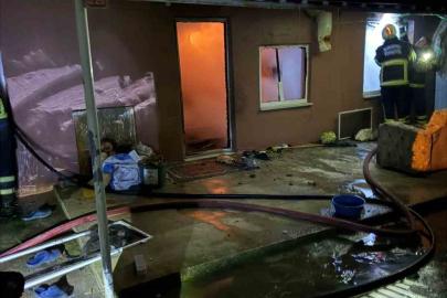 Edirne’de yaşlı kadının evi alevlere teslim oldu