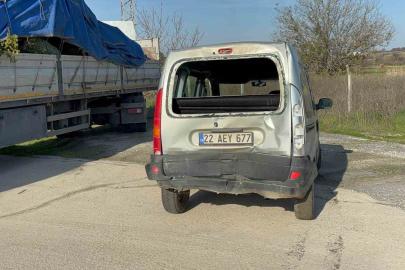 Edirne’de zincirleme kaza: 1 yaralı