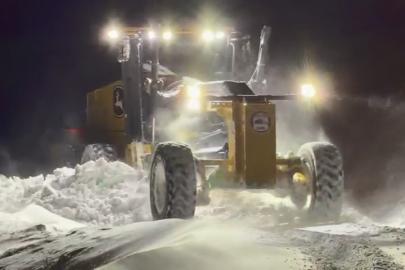 Elazığ’da kapalı 108 köy yolunda çalışmalar sürüyor