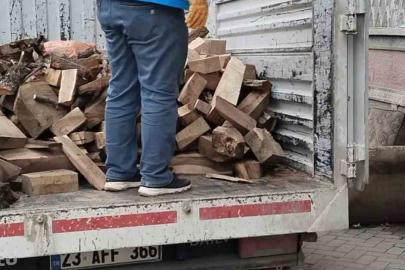 Elazığ’da yetim ailelere yakacak yardımı