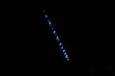 Elon Musk’ın ‘Starlink uydu zinciri’ Erzincan semalarında görüldü