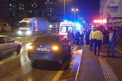 Ereğli’de motosiklet devrildi: 2 kişi yaralandı