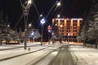 Ereğli’ye mevsimin ilk karı yağdı