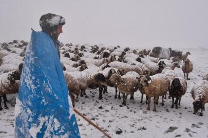 Erzincan yaylalarından köylere uzanan zorlu kış mesaisi