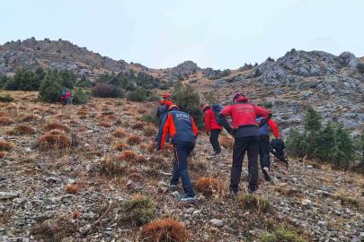 Erzincan’da kayalıklarda mahsur kalan 11 keçi 3 saatlik operasyonla kurtarıldı