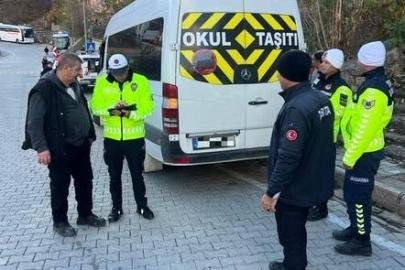 Erzincan’da servis araçlarına denetim