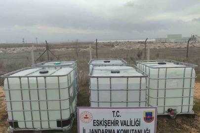 Eskişehir’de 5 bin litre etil alkol geçirildi