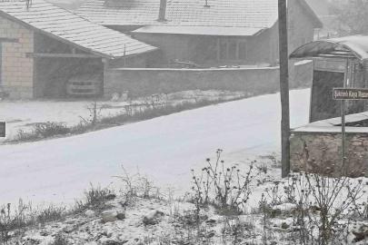 Eskişehir’in kırsalı beyaza büründü