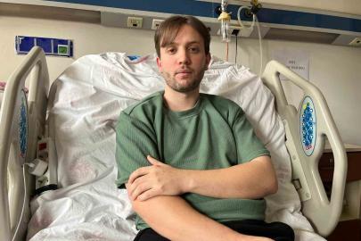 Felç kalan genç sürücüye hasta yatağında ikinci şok