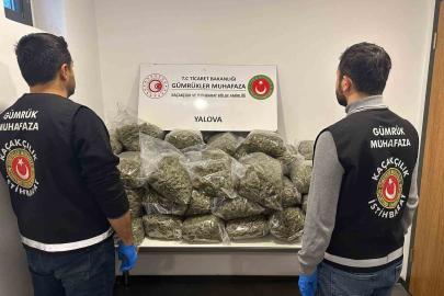 Fransa’dan Yalova’ya gemiyle gelen tırda 37 kilo uyuşturucu ele geçirildi