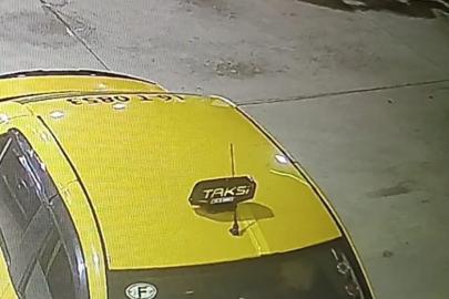 Gasbedilen taksinin yeni görüntüleri ortaya çıktı