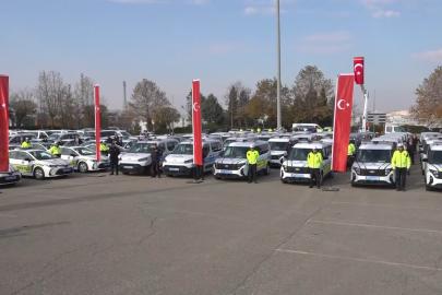 Gaziantep’te emniyet ve jandarmaya 210 yeni araç teslim edildi