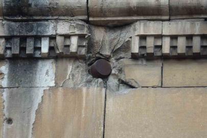 Gaziantep’te Fransız zulmünün 104 yıllık izi: Sivil halka atılan top mermisi hala duvarda duruyor