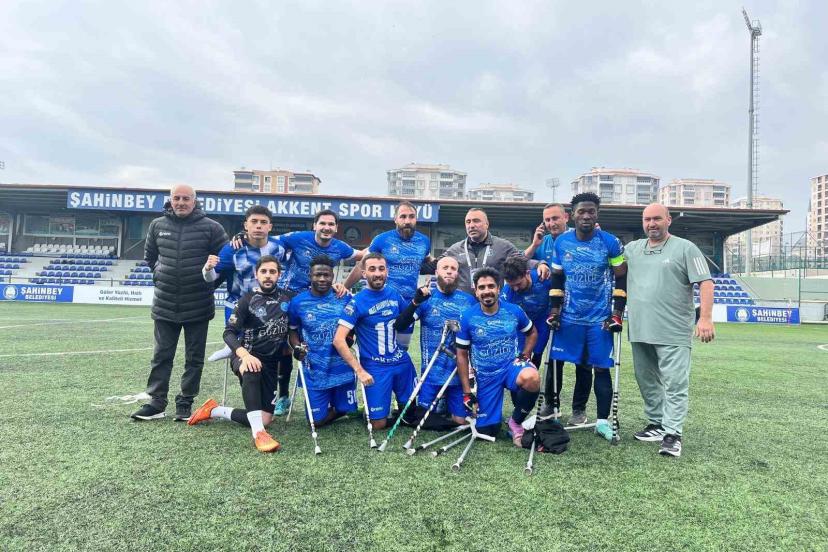 Gebze Belediyesi Ampute Futbol Takımı, sezona galibiyetle başladı