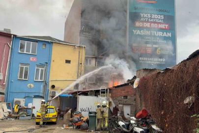 Gemlik’te pide imalathanesinde yangın paniği