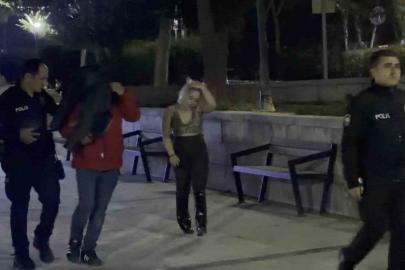 Genç kadına şiddet ihbarı polisi alarma geçirdi