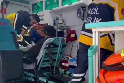 Gercüş’te hasta vatandaş, ambulans ve mahsur kalan araçlar kurtarıldı